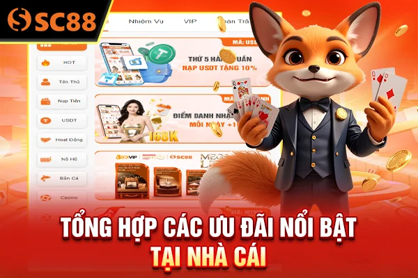 Tổng hợp các ưu đãi nổi bật tại nhà cái 